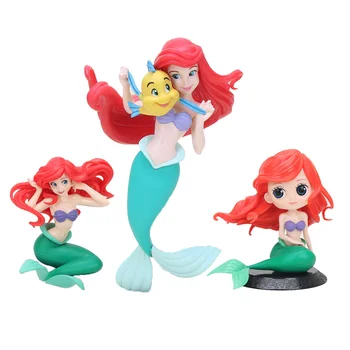 

Q Posket Mermaid Figure Toy SPM Princess Characters Ariel Little Mermaid PVC Action Figure Model Toy Dolls Gifts