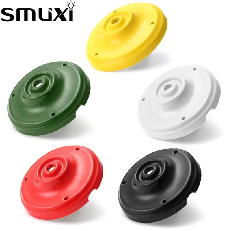 

Smuxi 105mm Modern Vintage Retro Ceramic Lamp Base Ceiling Plate Rose Pendant Light Wall Mount Black/Red/Yellow/White/Green