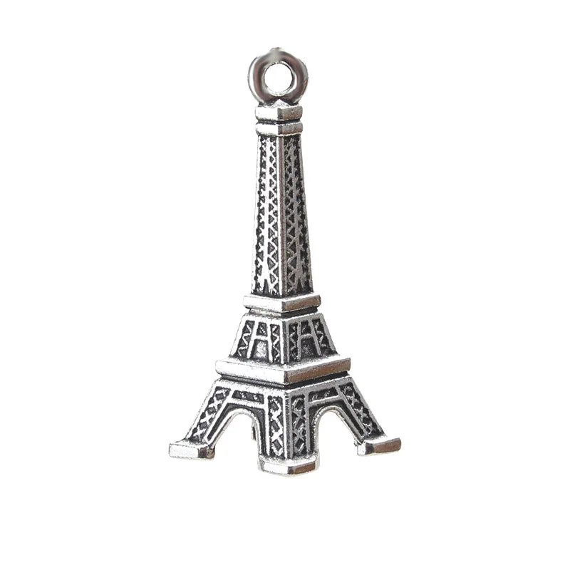 

10pcs/lot 16*40mm Charm Eiffel Tower Jewelry Accessories Necklace Bracelet Pendant Pendant
