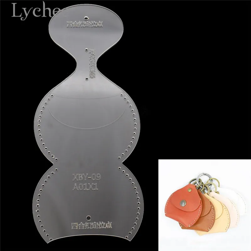 Lychee Life акриловый кожаный шаблон для рукоделия сумка монет ручной работы шитья DIY