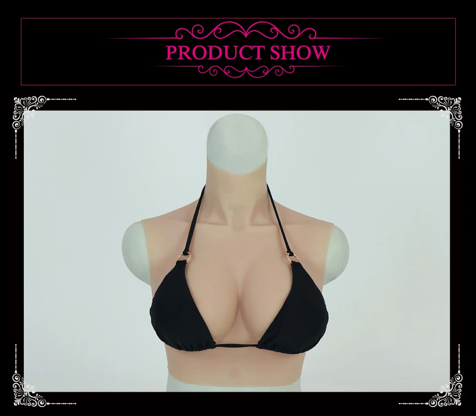 

Roanyer E Cup Large Silicone Breast Forms Fake Boobs for Transgender Shemale False Pechos Crossdresser Drag Queen Men To Female