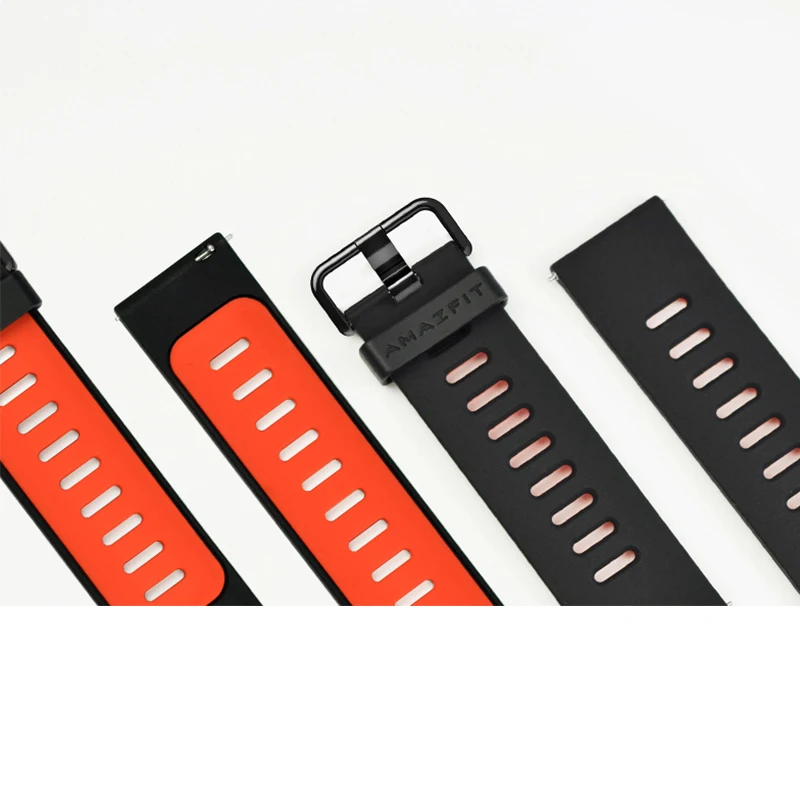 Силиконовый мягкий ремешок для Xiaomi Huami Amazfit Bip BIT Lite Pace умные часы пригоден для ношения на запястье браслет Amazfit ремешок 22 мм ремешок