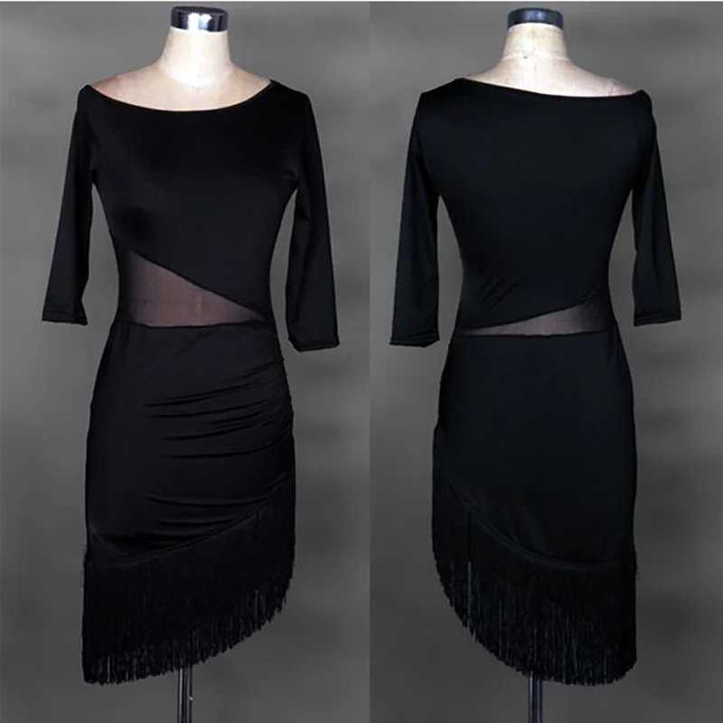 Limiles Dance Women Fringe Skirt Tassel Latin Costume
