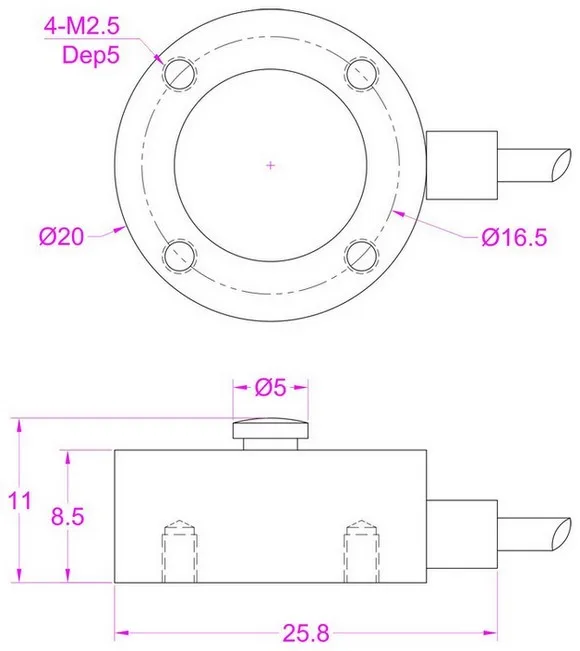 small load cell 50N