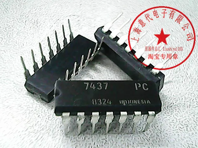 

10Pcs 7437PC 7437N 74LS37 IC NEW