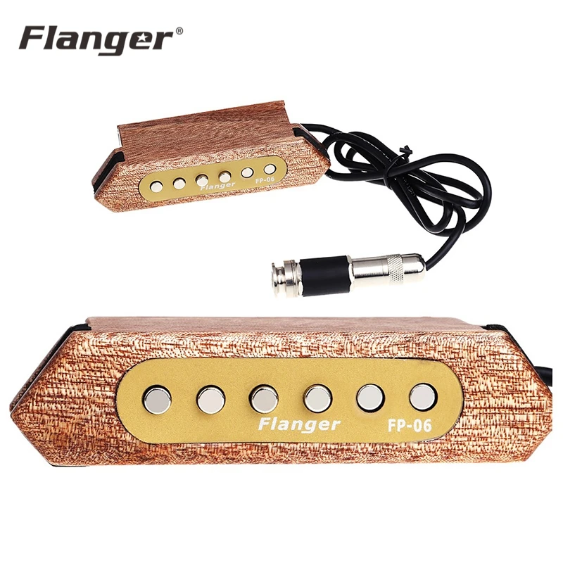 

Flanger FP-06 Magnetic Soundhole Pickup High fidelity Transducer Wooden for 39/40/41/42 inch Acoustic Guitar Music Amplifier