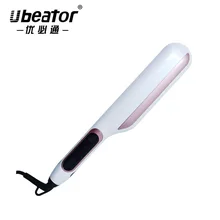 Инфракрасный жидкий кристалл регулировка температуры белый выпрямитель для волос отрицательные ионы не повреждает волосы керамические шлицы