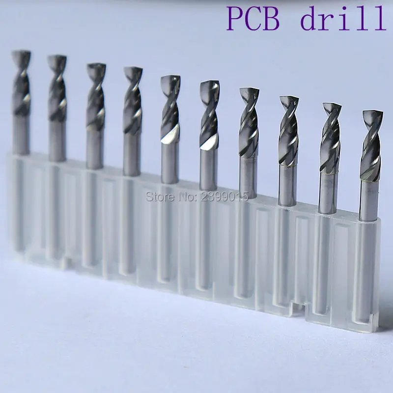 

2016 Sale 10pcs New Pcb Drill 3.175 * 1.8mm Carbide Step Drilling Carving Tools Cnc Router Toolpcbboard Wc Woodworking Tool