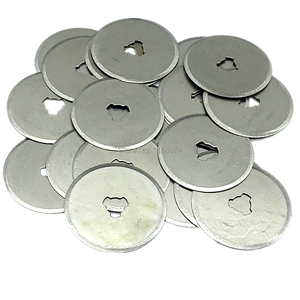

28mm Rotary Blades Cutters Fabric Paper Circular Cut Patchwork Leather Craft Rotary Cutter Refill Replacement Blades