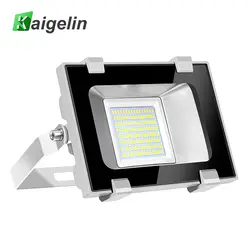 10 шт./лот Kaigelin 50 Вт Светодиодный прожектор 128 светодиодный бусины уличный свет IP65 Водонепроницаемый Светодиодный прожектор для наружного