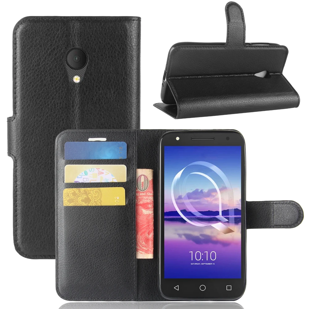 Чехол для Alcatel Работает с любым оператором U5 3g HD A7 A30 A3 XL A5 светодиодный чехол личи