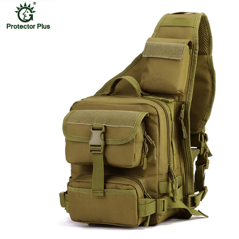 

Men Army Chest Pack Military Molle Shoulder Bags Water-proof Nylon Crossbody Bag Single Shoulder Motorcycle Bag X78