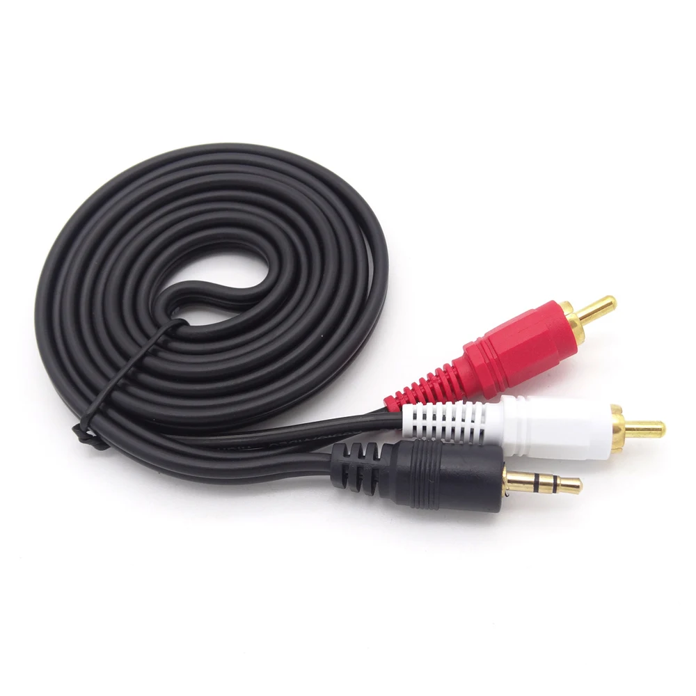 Кабели Bestall 1 5 M RCA Аудио Видео AV Aux 3 мм штекер стерео мини джек к 2 кабель для