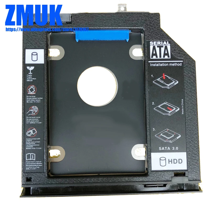 

Совершенно новый SSD HDD адаптер Caddy w/Лицевая панель для ноутбука hp EliteBook 2560p