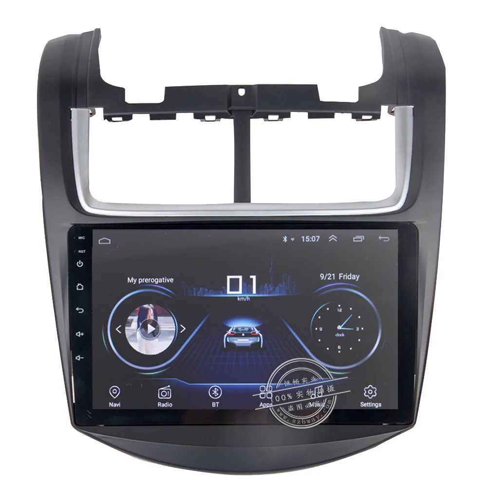 Perfect HANG XIAN 9" Quadcore Android 8.1 Car radio for Chevrolet Aveo 2014-2018 car dvd player GPS navigation car multimedia 1