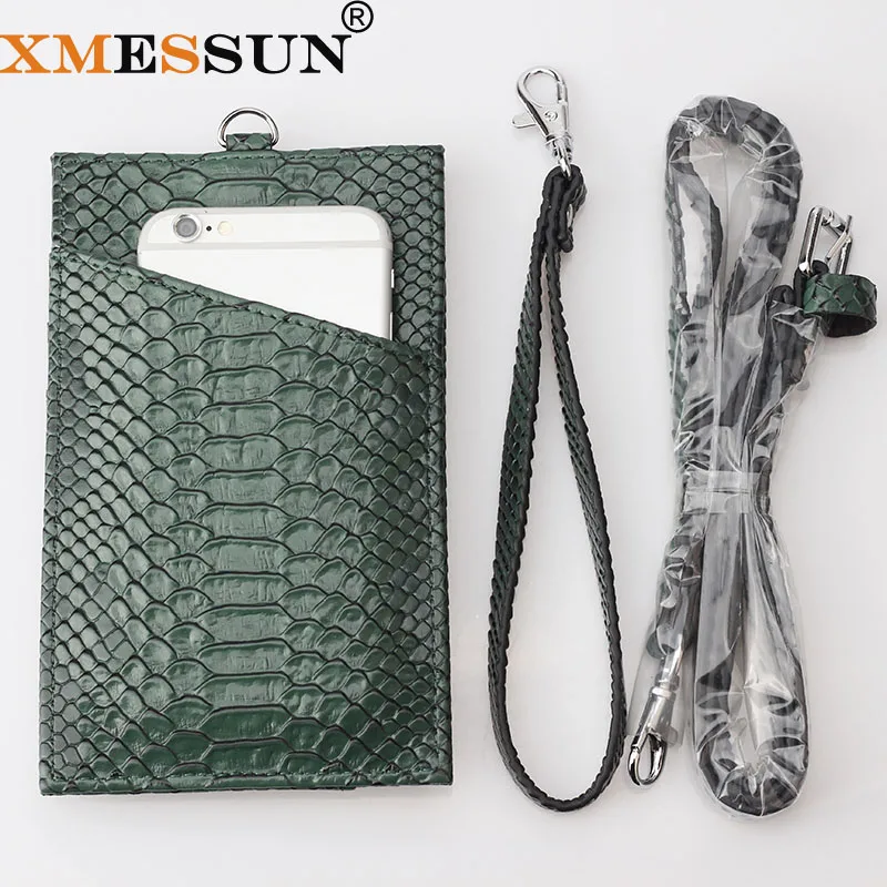 

Genuine Leather Card Holder Women Men Cow Leather With Snake/ Crocodile Pattern Wallet ID Credit Card Wallet High Quality