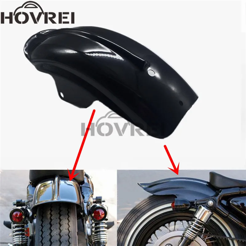 

Motorcycle black abs rear Mudguards Fender for Harley Sportster XLH 883 1200 Solo Bobber Chopper Cafe Racer 1994- 2014