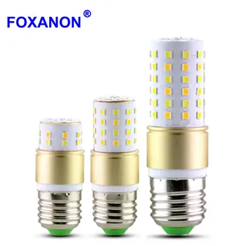Foxanon LED Corn Bulb E27 E14 AC 85-265V LED Bulb 10W 7W 5W No Flicker 360 degrees for Pendant Light Source 2835 SMD Chandelier
Foxanon LED Corn Bulb E27 E14 AC 85-265V LED Bulb 10W 7W 5W No Flicker 360 degrees for Pendant Light Source 2835 SMD Chandelier