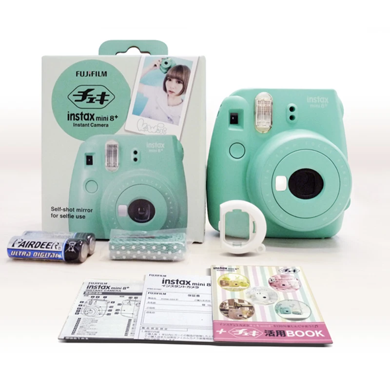 Фотоаппарат моментальной печати Fujifilm Instax Mini 8 Plus Mint с ремешком для объектива Fuji