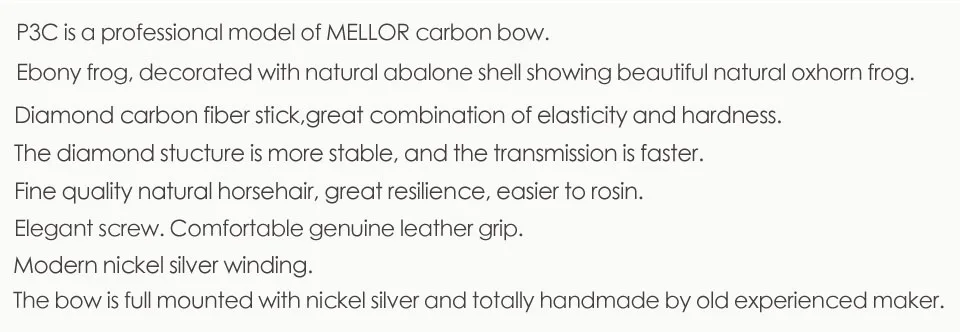 Алмазное углеродное волокно Виолончель Лук Oxhorn лягушка Мелодия тон большая эластичность и твердость меллор профессиональный уровень P3C аксессуары
