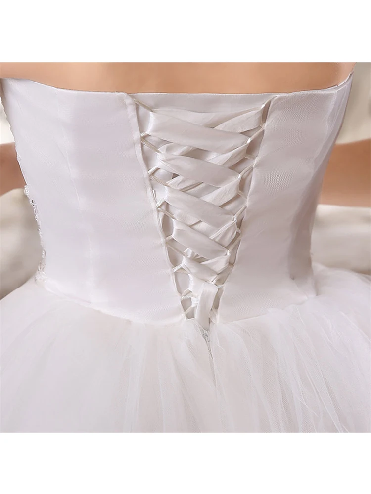Хит,, новинка, белое модное кружевное свадебное платье принцессы, романтичное Тюлевое свадебное платье, Vestidos De Novia HS099