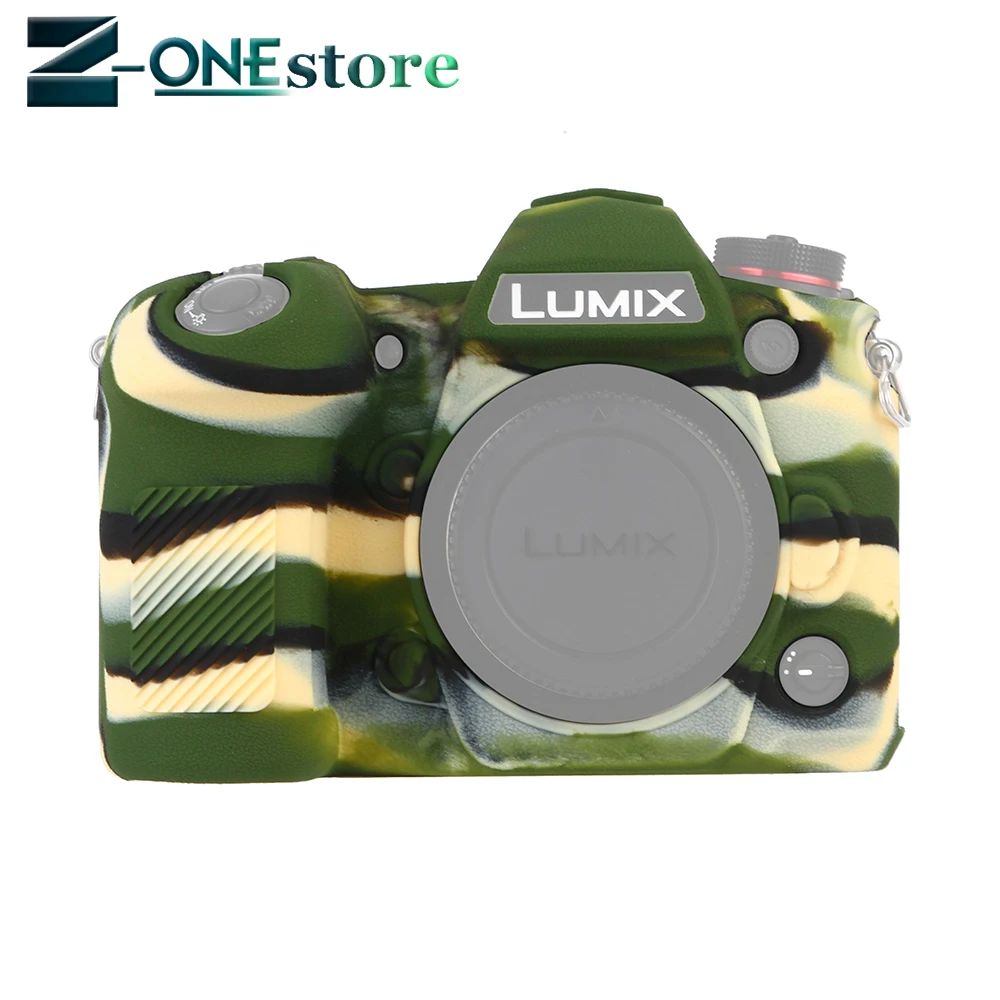 

Rubber Silicone Case Body Cover Protector Frame Skin for Panasonic Lumix G9 Camera Soft