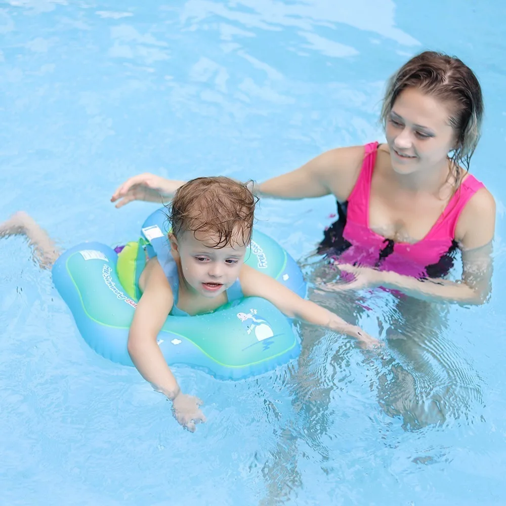 

Solid inflatable pool float baby swimming ring neck infant armpit floating for kids floats child swim seat accessories children