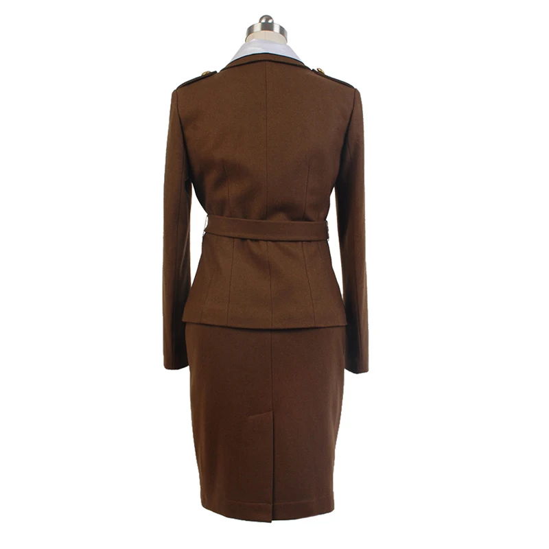 Costume cosplay dell'agente Peggy Carter, set completo per adulti, 2 colori, per Halloween, feste di Natale, costumi per uomini e donne - immagine 5