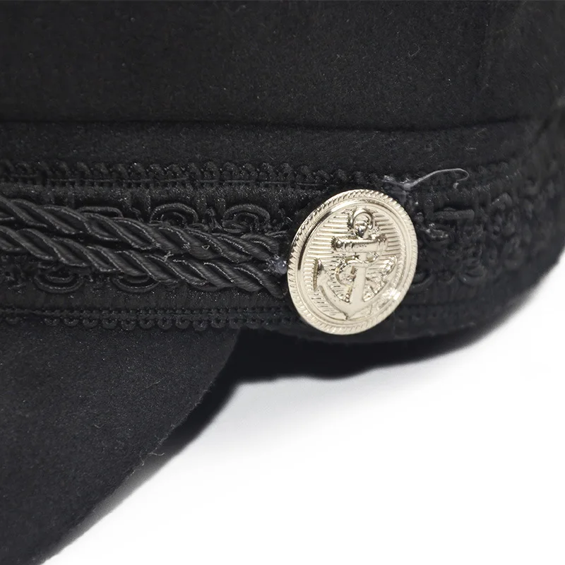 USPOP кепка шапка шерсти зимняя шапка осень плоские колпачки военные шапки женская шапка женские береты из