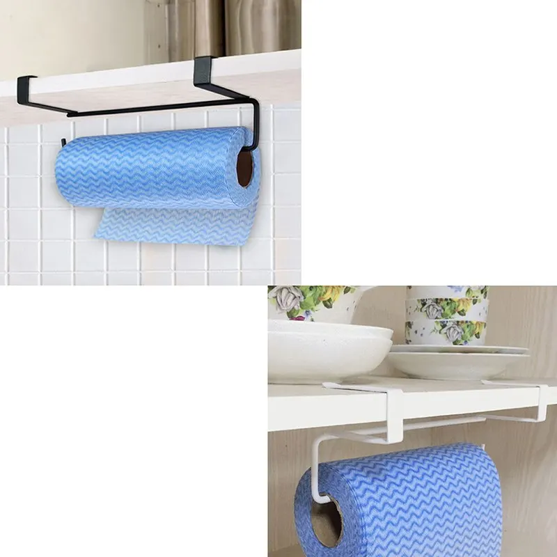 Kitchen Cabinet Hanging Shelf Toilet Roll Holder Paper Rack Toilet
Paper Holder Tissue Holder Towel Rack Bathroom Accessories