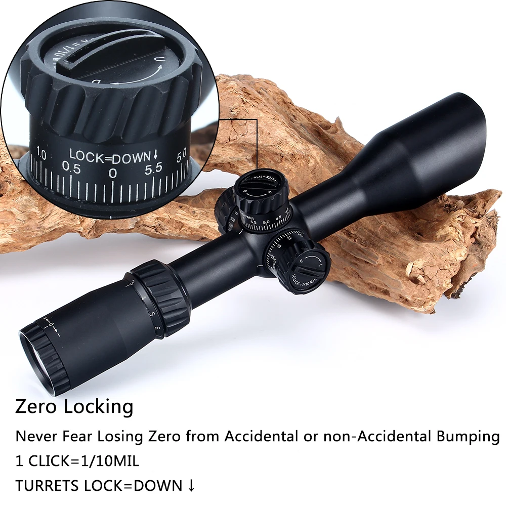 ohhunt HL 3-12X44 SF Compact Hunting Optics Riflescopes Glass Etched Reticle Side Parallax Turrets Lock Reset Shooting Scope (7)