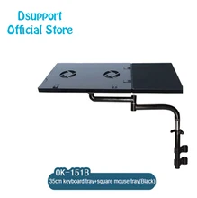 OK151 Arco Multifuncional Cadeira de Fixação Suporte de Laptop Teclado Apoio Pad Titular Notebook Lapdesk