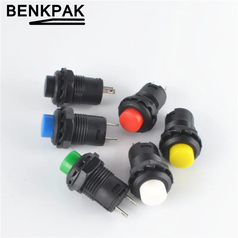 

5pcs Momentary Push Button Switch 3A 250V AC 12mm