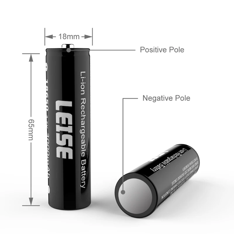 Leise Новый 3 7 v 3000mah 18650 литиевая аккумуляторная батарея литий ионный аккумулятор с