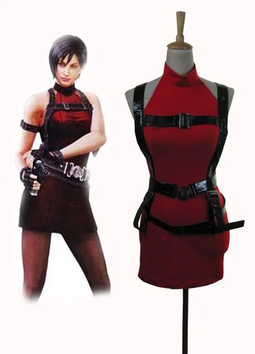 

Ada Wong Dress Cosplay Costume Custom Made Any Size for Halloween Party Cosplay