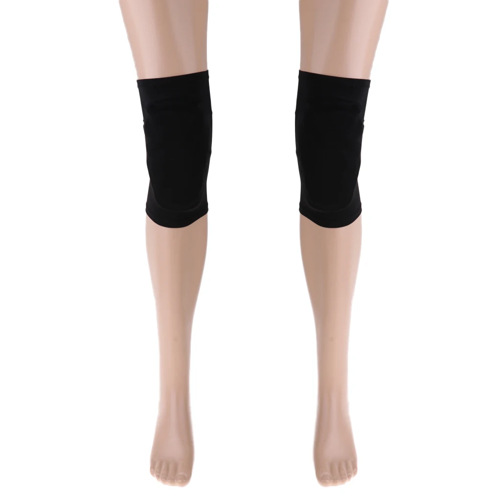 Professional Elastic Knee Pads Protector Support For Ice Roller Figure Skating Skiing Sport Riding Yoga Running	