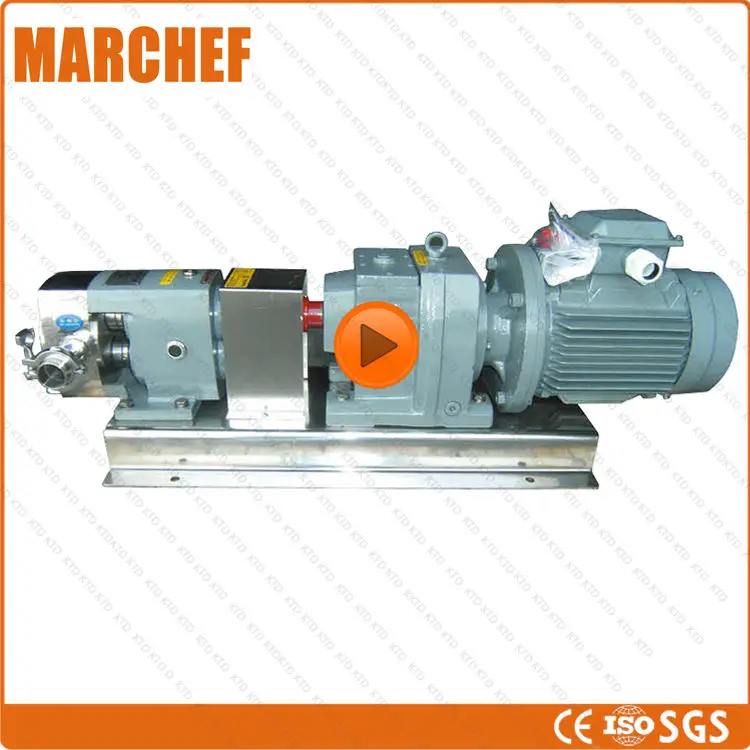 

2100-5400L/H CE GMP ISO transfer pump clover pump sole pump