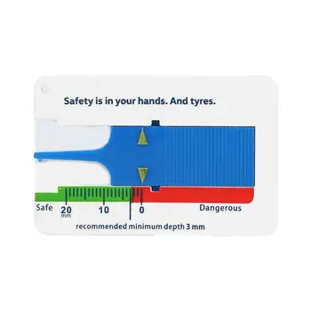 

0-20mm Auto Car Tyre Tread Depthometer Depth Indicator Gauge Gage Motorcycle Trailer Van Wheel Measure Tools Tire Repair Tools