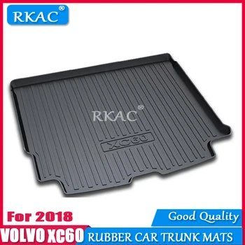 

RKAC Rubber mats car trunk mat custom fit for Volvo XC60 2018 car rear cargo boot liner auto organizer c accessories waterproof