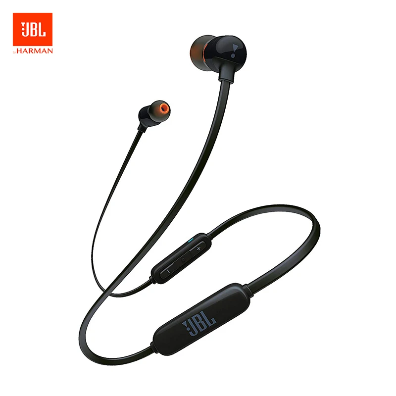 JBL T110 BT Беспроводной Bluetooth наушники 3-кнопочный пульт дистанционного управления с микрофоном Портативный музыка Спорт бег Бас Звуковая гарнитура для смартфона