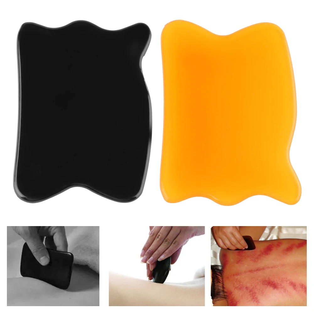 

1/3Pcs Chinese Gua Sha Scraping Beauty Face Body Massager Guasha Board SPA Arm Pain Relief Body Care New