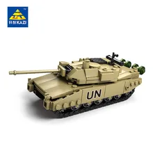 KAZI Militar Modelo de Tanque Bloco ABS Bloco de Construção DIY Brinquedos Caçoa o Presente 4 Estilo Exército Tijolo Compatível com Lego