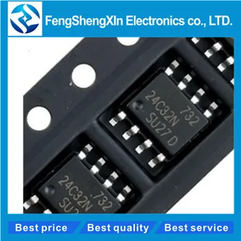 

100pcs/lot New AT24C32 24C32 24C32N 24C32AN SOP-8 Block/serial EEPROM memory IC