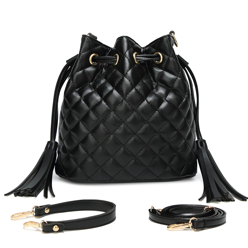

female 2019 new fashion women's messenger bags autumn and winter bucket wild rhombic shoulder tote bags for women