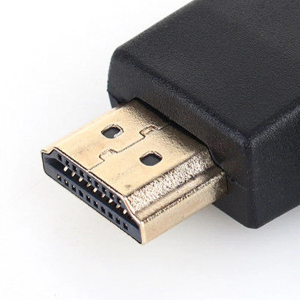 HDMI разъем 1080 P поддерживает HD 90 градусов угол поворота вправо/влево HDMI мужчин и женщин адаптер конвертер Professional