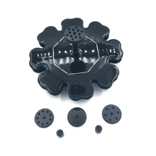 7V Brushless Water Fountain Floating Solar Fountain Garden Water Pump 200 L/H Bird Bath Pond Garden Decor 4 Nozzles Waterproof bird bath pond crafting river rocks multi color