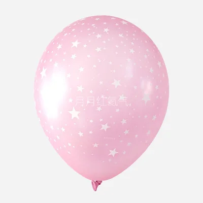 10 шт 12 дюймовые прозрачные голубые розовые латексные гелиевые шары со звездами для детского дня рождения принадлежности для украшения свадебной вечеринки игрушки - Цвет: Light Pink