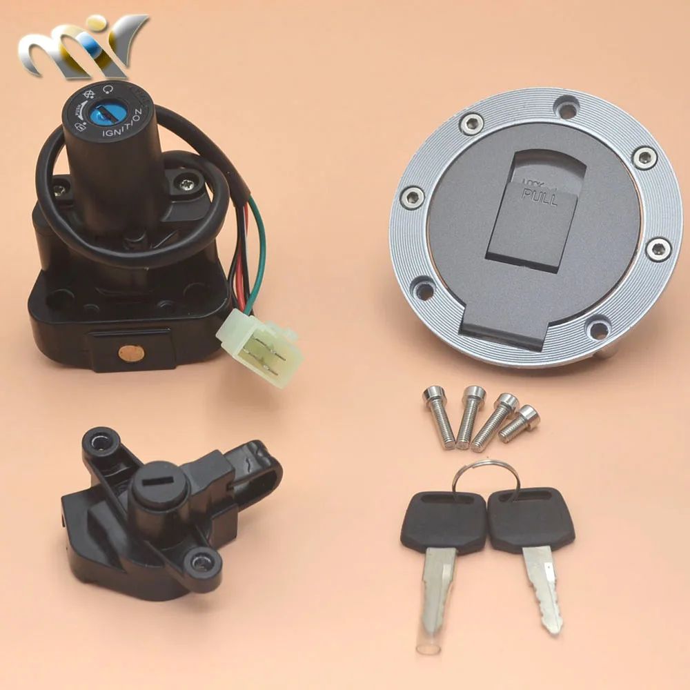 

MOFO CAIZHUANGSHI New Ignition Switch Gas Cap Cover Seat Lock Key Set Fits Yamaha XJR400 XJR1200 XJR1300 Motorcycle