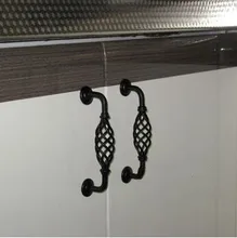 5″ kitchen cabinet pull handle 128mm black birdcage handles black dresser cupboard drawer wardrobe furniture handles pulls knobs