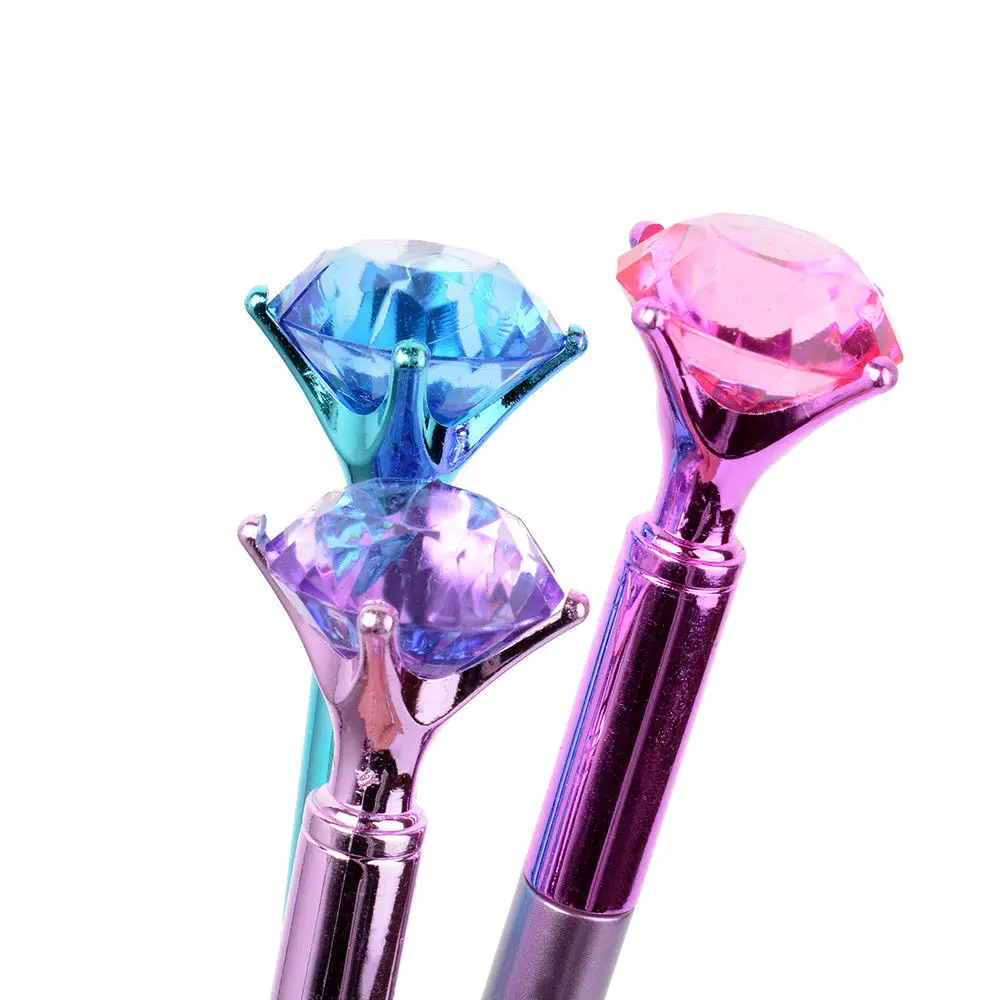 1 новая кристальная гелевая ручка модная для девочек большая Алмазная ручка материал Escolar Bolis Escolares Kawaii Новинка рекламная Студенческая